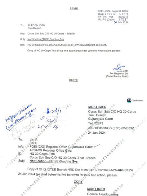 FBISE Grading Scale に対する画像結果