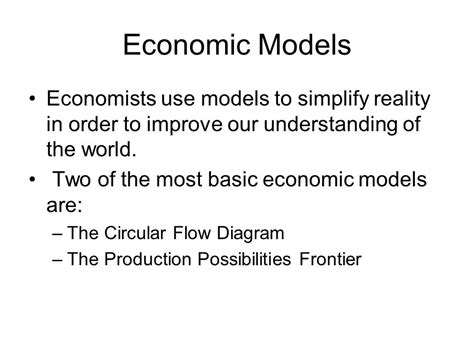 Image result for Basic Economic Model