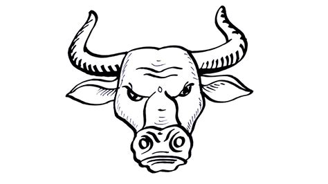 تصویر کا نتیجہ برائے Simple Bull Drawing