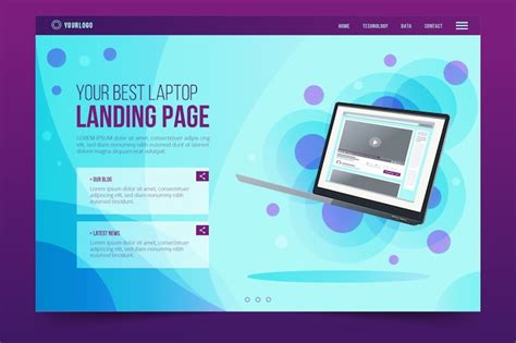 Landing Page Computer に対する画像結果