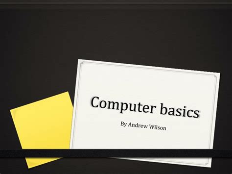 Image result for Computer Basics PowerPoint