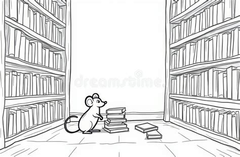 Library Mouse Coloring Page に対する画像結果