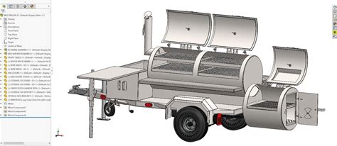Image result for How to Build Barbecue Smoker Trailer