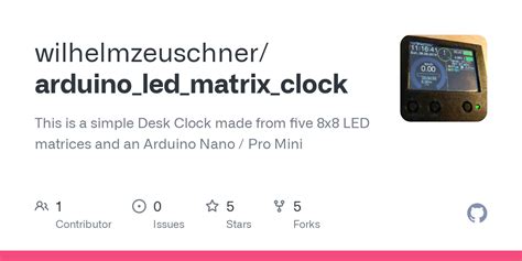 Image result for Arduino LED Matrix Clock
