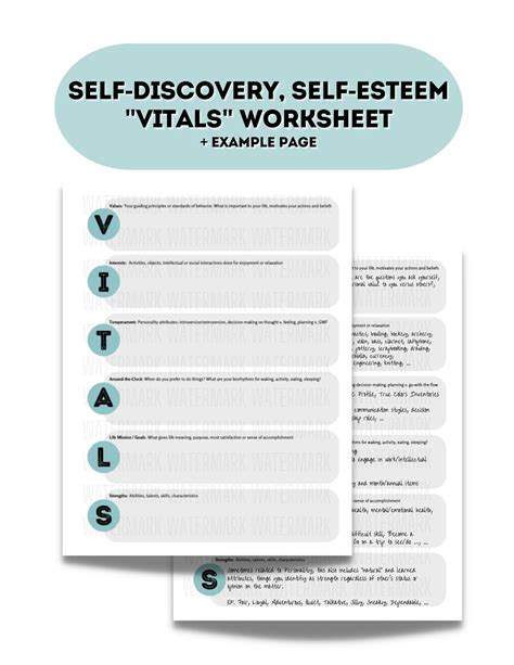Image result for Self-Knowledge Worksheets