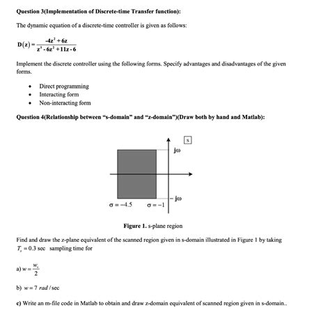 Image result for Convert Transfer Function to Discrete-Time