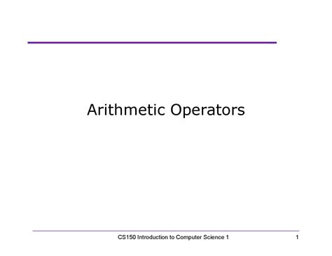 Image result for Arithmetic Class Operators