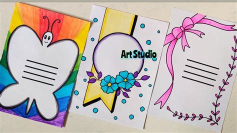 Image result for Project File Cover Page Design Handmade