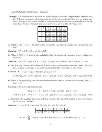 Toradh íomhá ar Joint Probability Example