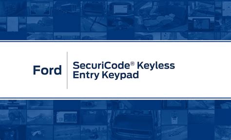 Image result for Ford Keyless Entry Keypad Installation