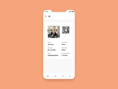Image result for Identity Card UI Design
