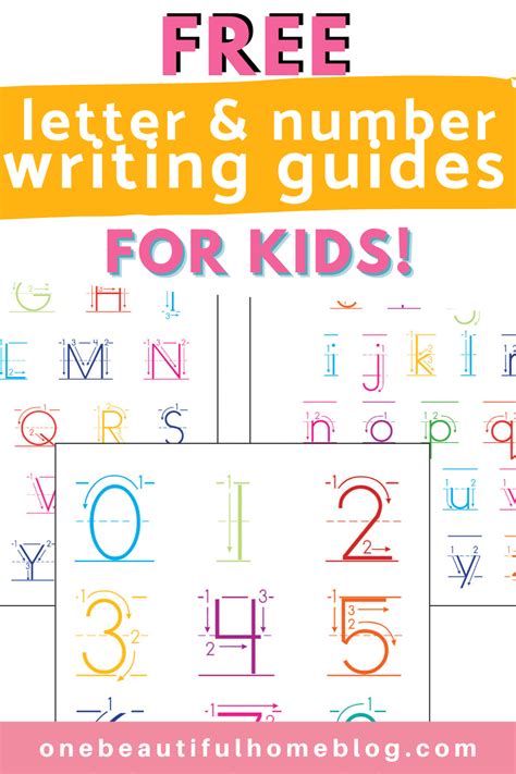 Image result for Number Guide Writing
