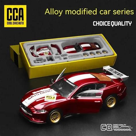 CCA DIY Customizable 1 43 Scale Ford Mustang Alloy Car Model Kit Unique ...