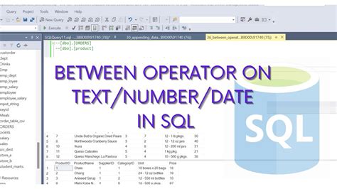 Image result for SQL Between