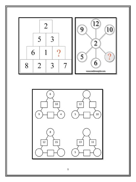 Math Puzzles Sample に対する画像結果