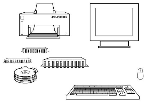 Image result for Computer Set Printable