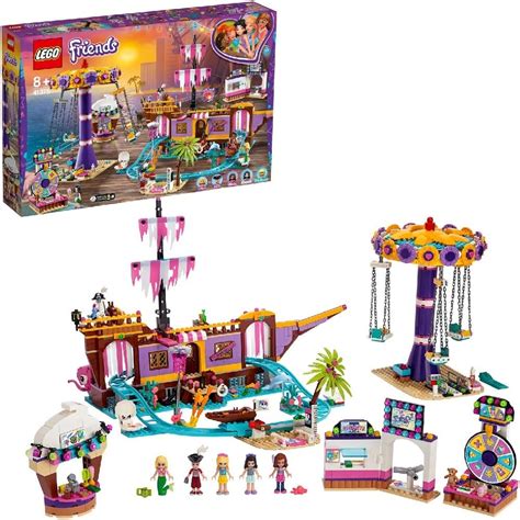 LEGO 41375 Friends Heartlake City Amusement Pier, Park with Pirate ...