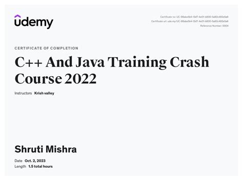 Afbeeldingsresultaten voor Java Udemy Course Certificate