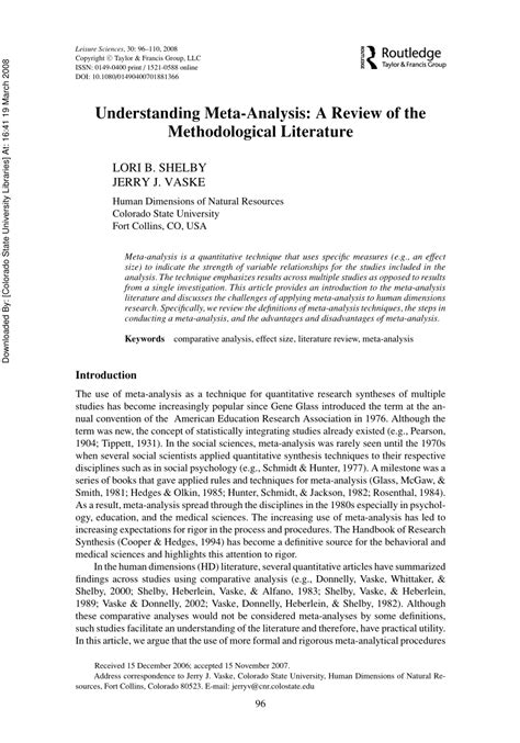 Image result for Example Meta-Analysis