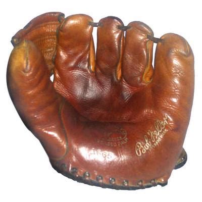 This is a picture of an old baseball glove that uses some of the new ...