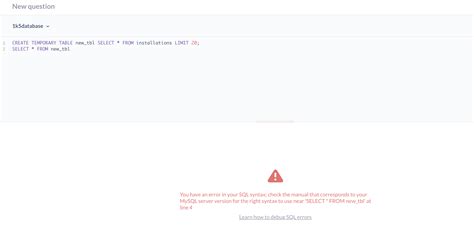 Image result for MySQL Create Temporary Table