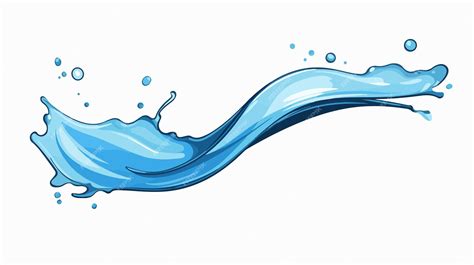 Toradh íomhá ar Water Spalsh Cartoon