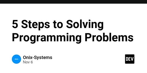 6 Steps to Solving Programming Problem に対する画像結果