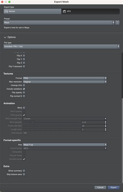 Toradh íomhá ar SpeedTree for Maya