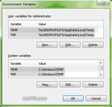 Toradh íomhá ar Environment Variable File