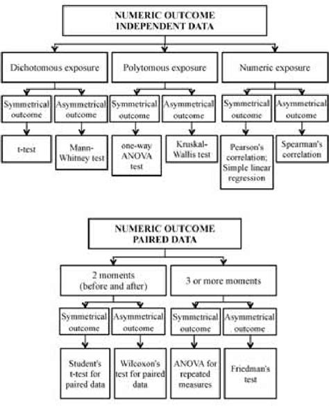 Choosing a Statistical Test Flow Chart に対する画像結果