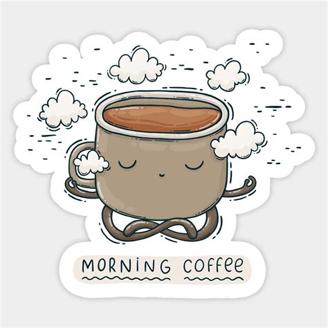 Toradh íomhá ar Sticker Coffee Design