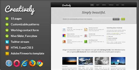 Image result for Creative HTML Templates