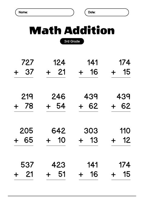 Image result for Math Tests for 3rd Graders Printable