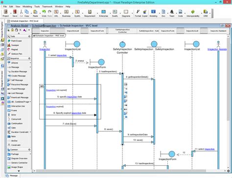Toradh íomhá ar SysML V2 Sequence Diagram