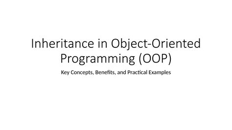 Image result for Inheritance Meaniing in Object Orientated Programming