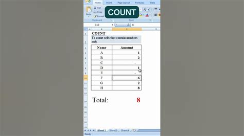 Image result for Excel Count Tips