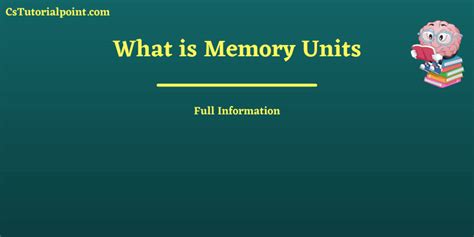Image result for What Is Memory Unit
