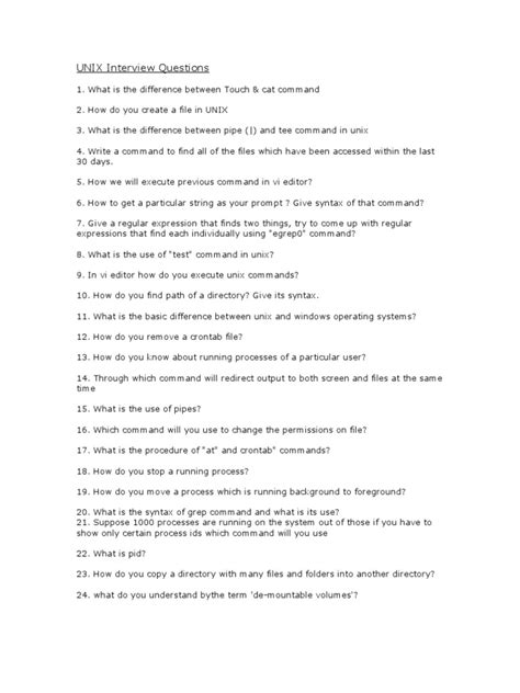 Image result for Unix Commands Interview Questions