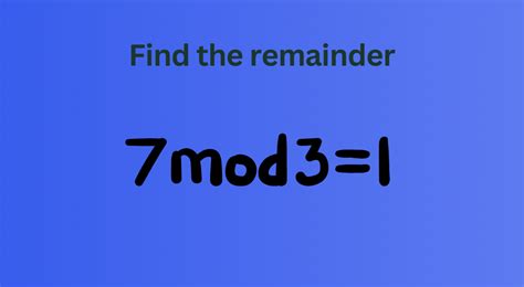 What Is a Modulo in Math に対する画像結果
