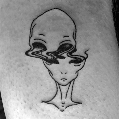 Image result for Alien Smoking Tattoo