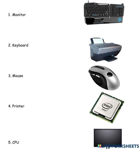 Image result for Computer Hardware Identification Quiz