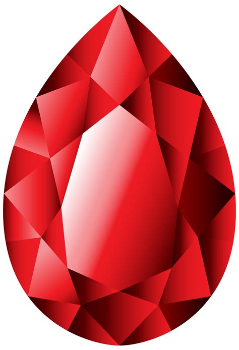 Toradh íomhá ar Ruby Crystal Drawing Shape