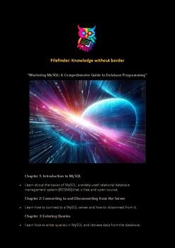 نتيجة الصورة لـ Database Programming Using MySQL