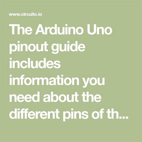 Image result for Aduino Uno Pinout