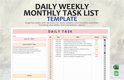 Image result for Basic Task List Template
