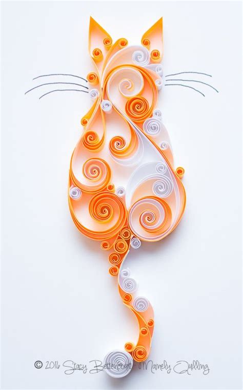 Image result for Quilling Cat Pattern