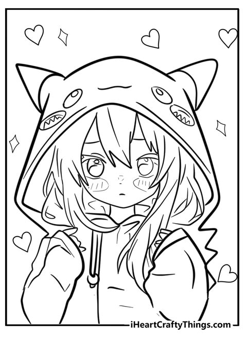Afbeeldingsresultaten voor Anime Coloring Sticker Sheet for Kids