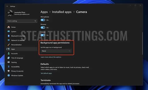 Image result for Let Apps Run in the Background Windows 11