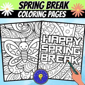Image result for Spring Break Coloring Sheets