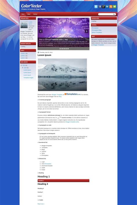 Image result for Blog Template Colorlib